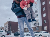 Зимние фото с моей милейшей доченькой ?❤️