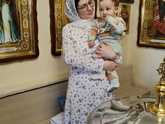 Покрестили малыша☺️😇