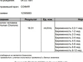 Пришёл результат Хгч, всё