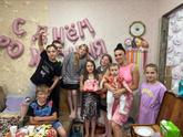 Старшей доченьке 9 лет