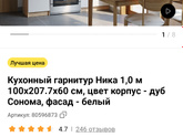 Б/у кухня