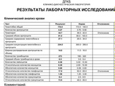 Пришли анализы дочери.