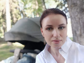 Сделала бровки))