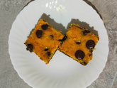 Брауни с тыквенным чизкейком