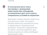 РЖД и животные