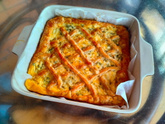 Пирог с луком и сыром