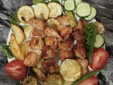 На ужин вкусняшки из аэрогриля))