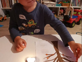 Рисование со свечой🕯️