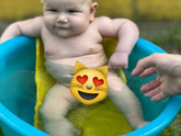 Кокосик открыл купательный сезон