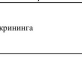Результаты первого скрининга