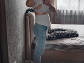 Покидайте фото ваших животиков на 21 неделе)))