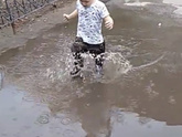 Первый дождь за все лето
