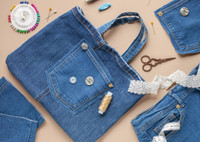Трендовый аксессуар лета: как сшить сумку из джинсов