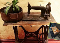 История одной переделки: как старая швейная машинка стала... необычным компьютерным столом
