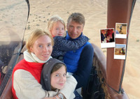 Серфинг на песке и не только: Татьяна Тотьмянина поделилась кадрами необычного отпуска в Дубае с Алексеем Ягудиным и дочками