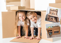 Детская кухня из картонных коробок: идеи, которые помогут сэкономить от 1 000 до 10 000 рублей