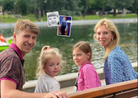 Кадры из детства: Алексей Ягудин доказал, что обе дочки похожи на него