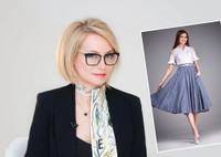 Хит весны-лета 2021: Эвелина Хромченко показала юбки, которые вернулись в моду через 70 лет