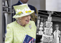 Не сломайте зубы: стало известно, какой сюрприз был в свадебном торте Елизаветы II
