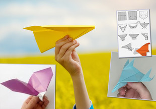 От простого к сложному: 4 схемы, как сделать самолет из бумаги