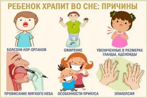 Если ребенок храпит во сне, к какому врачу идти?