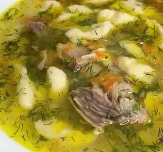 Суп с клецками