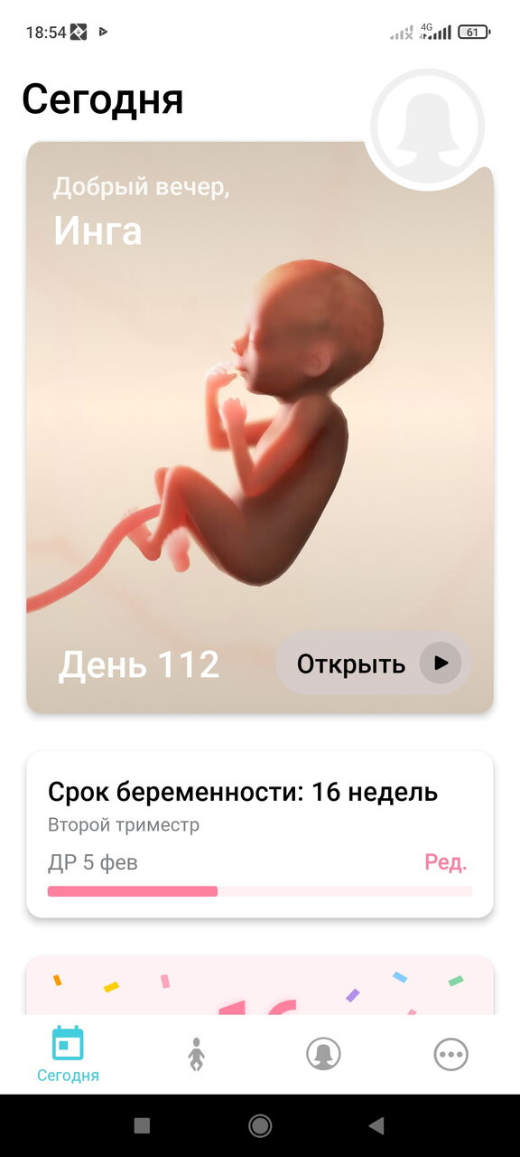 16 недель