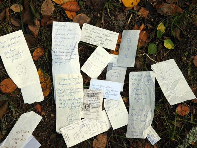 Писем все больше: 7-летний мальчик и его дедушка создали «почту добрых желаний» в городском парке