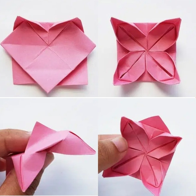Как сделать лотос оригами.