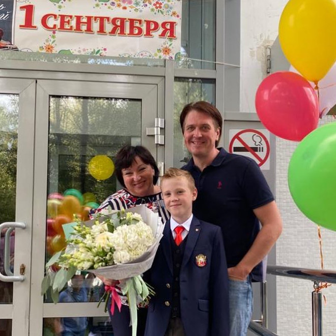 Денис Матросов с сыном Иваном    Instagram @ denismatrosov