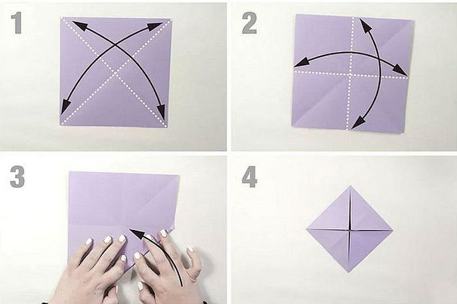Сложная бабочка в технике оригами