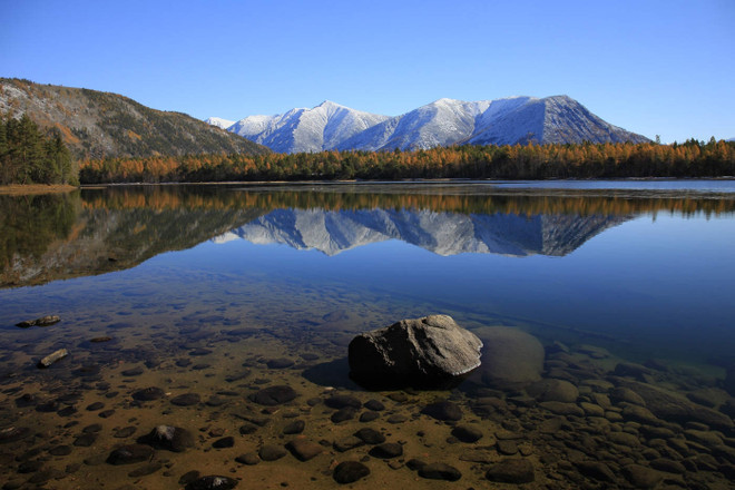 Озеро Фролиха в Баргузинском заповеднике. 