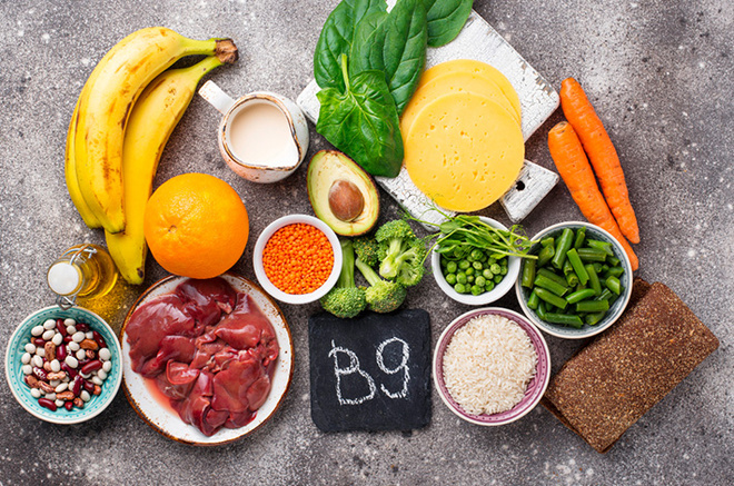 В каких продуктах содержится фолиевая кислота