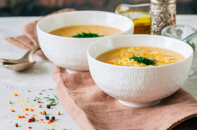 Полевой суп с булгуром и гречкой