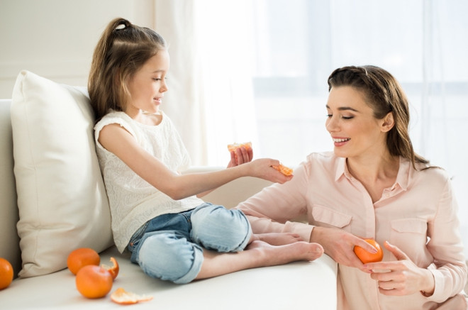 Польза мандарин для детей