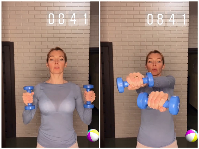 2 минуты — и будет результат: Наталия Антонова показала простые упражнения для рук