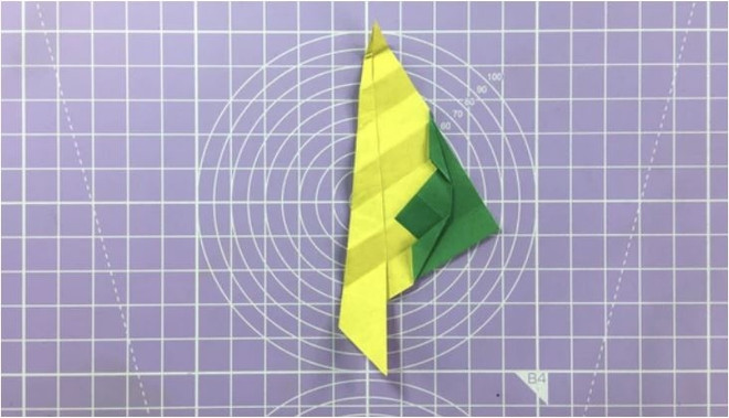 Как сделать лист оригами