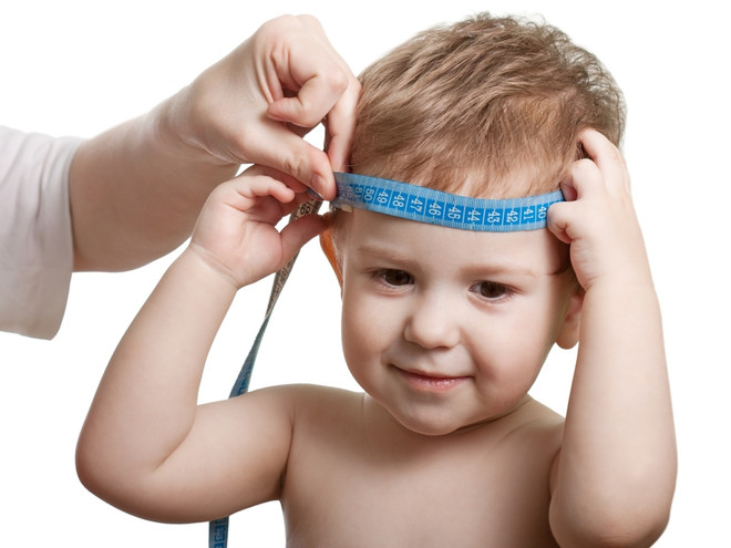 измерение окружности головы у ребенка