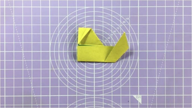 Как сделать лист оригами