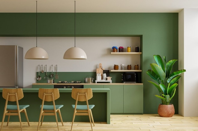Цветовое решение для мебельного гарнитура не вызывает сомнения: зелёный и все его оттенки, синий и голубой, бежевый и золотой, серый и белый – словом, всё, что напоминает  природу.