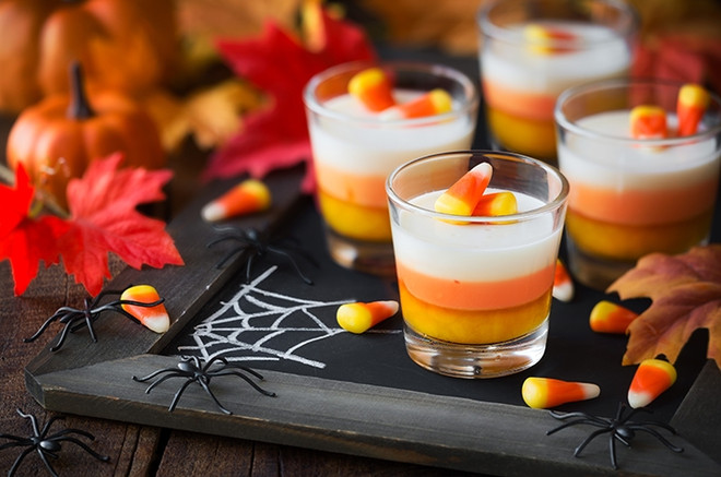 Порционные десерты на хэллоуин пошаговый рецепт