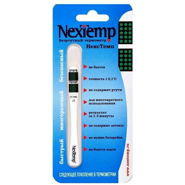 Термометр NexTemp с кард-кейсом