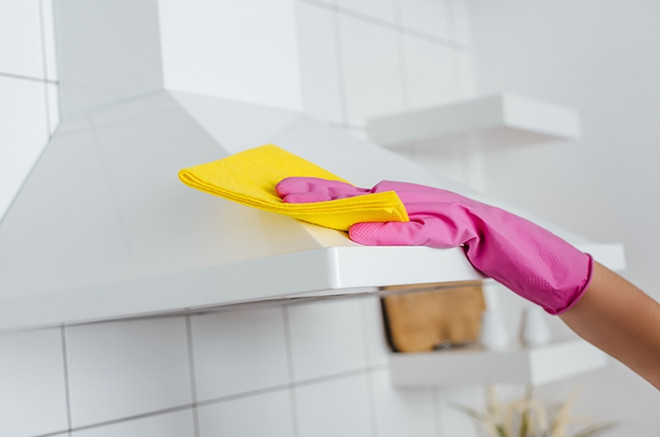 как почистить вытяжку на кухне