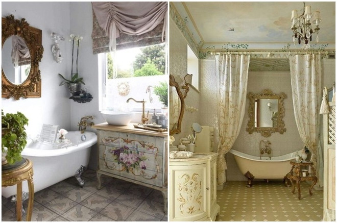 Ванная комната в стиле прованс