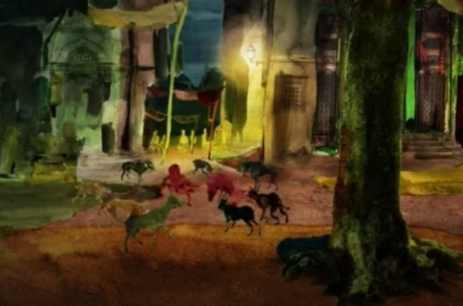Кадр из мультфильма «Лающий остров»   YouTube