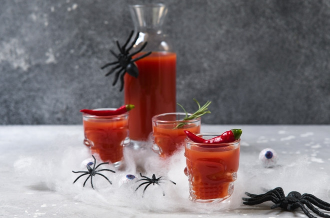 Алкогольные коктейли на Хеллоуин пошаговый рецепт