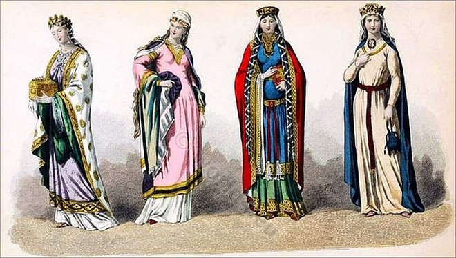 Одежда в XI и XII веках