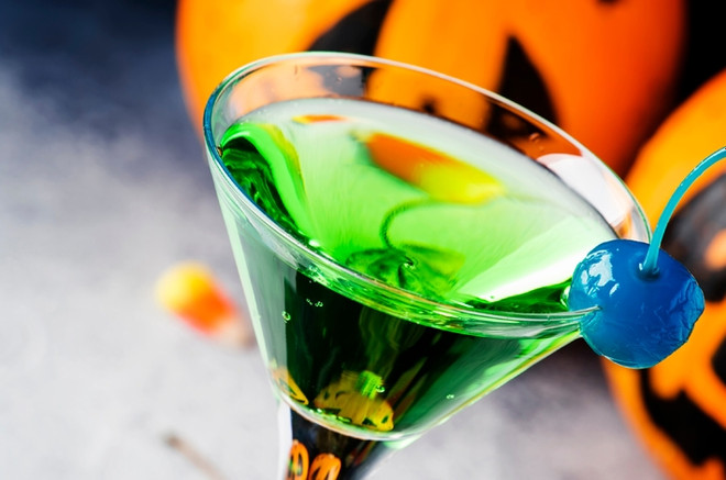 Алкогольные коктейли на Хеллоуин пошаговый рецепт
