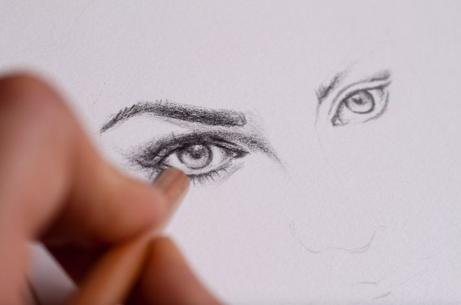 Глаза человека - один из сложнейших элементов портрета