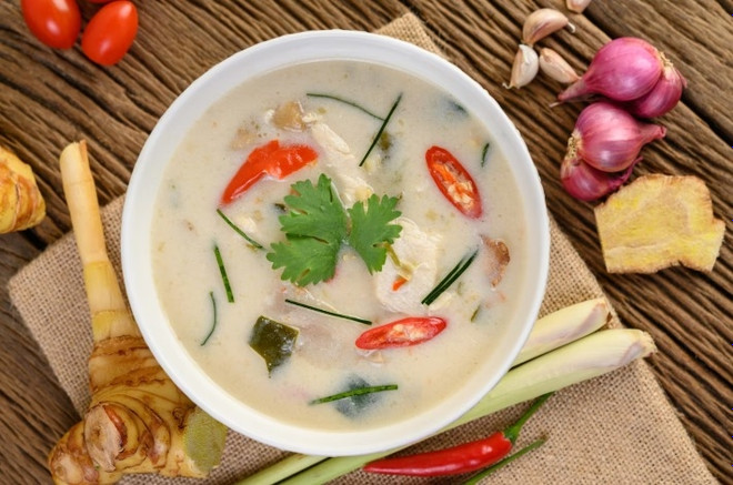 Куриный суп «Том Кха»